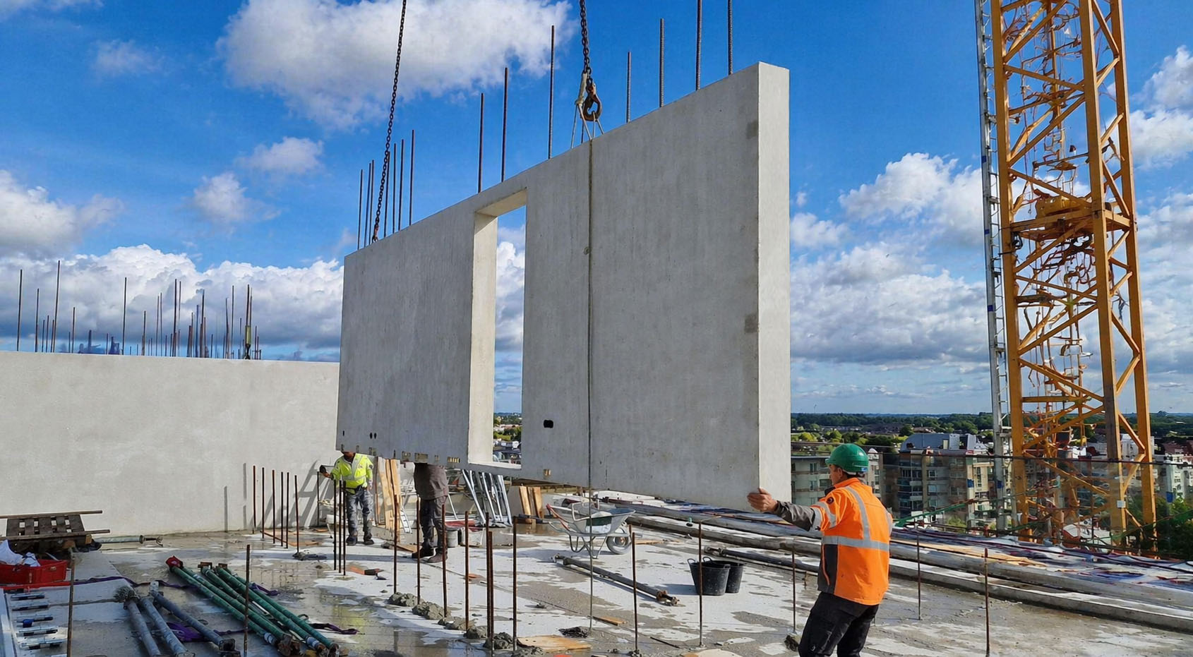 Prefab bouwen in uitvoering